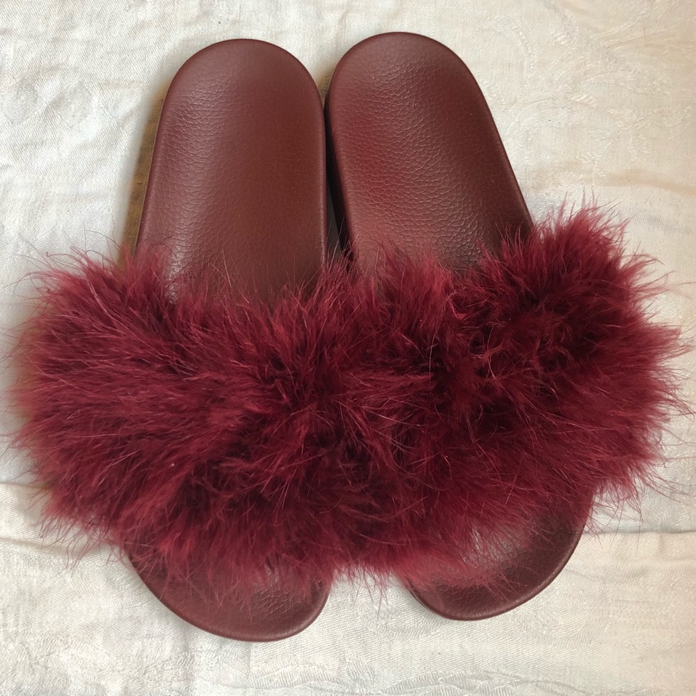 Australia Luxe Collective Women’s Touché Slide Sandal - Wine / Maroon